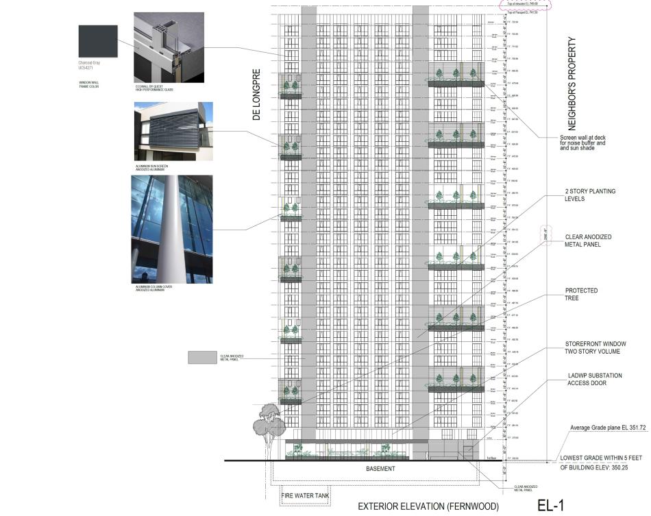 35story affordable housing complex in the works at 5645 W. Fernwood Ave. in Hollywood Urbanize LA